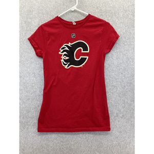 NHL Sean Monahan Calgary Flames Tshirt Short Sleeve Kids Women